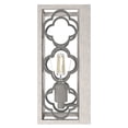 thumbnail image 5 of Hunter - Gablecrest 1-light Distressed White, Small Sconce Light, Dimmable, Transitional Style, for Bedrooms, Dining, Living Rooms - 19376, 5 of 7