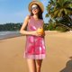 thumbnail image 3 of Balery Pink Balloon Puppy Art Vestidos de verano para mujer con estampado: vestido holgado sin mangas, vestido playero informal y cómodo para días calurosos., 3 of 7