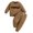 Bsets143-Brown, variant on UAYOTSE Infant Boys Long Sleeve Pullover Outfit Elastic Waist Jogger Pants Warm Fall Winter Daily Clothes Size 3-4 Years
