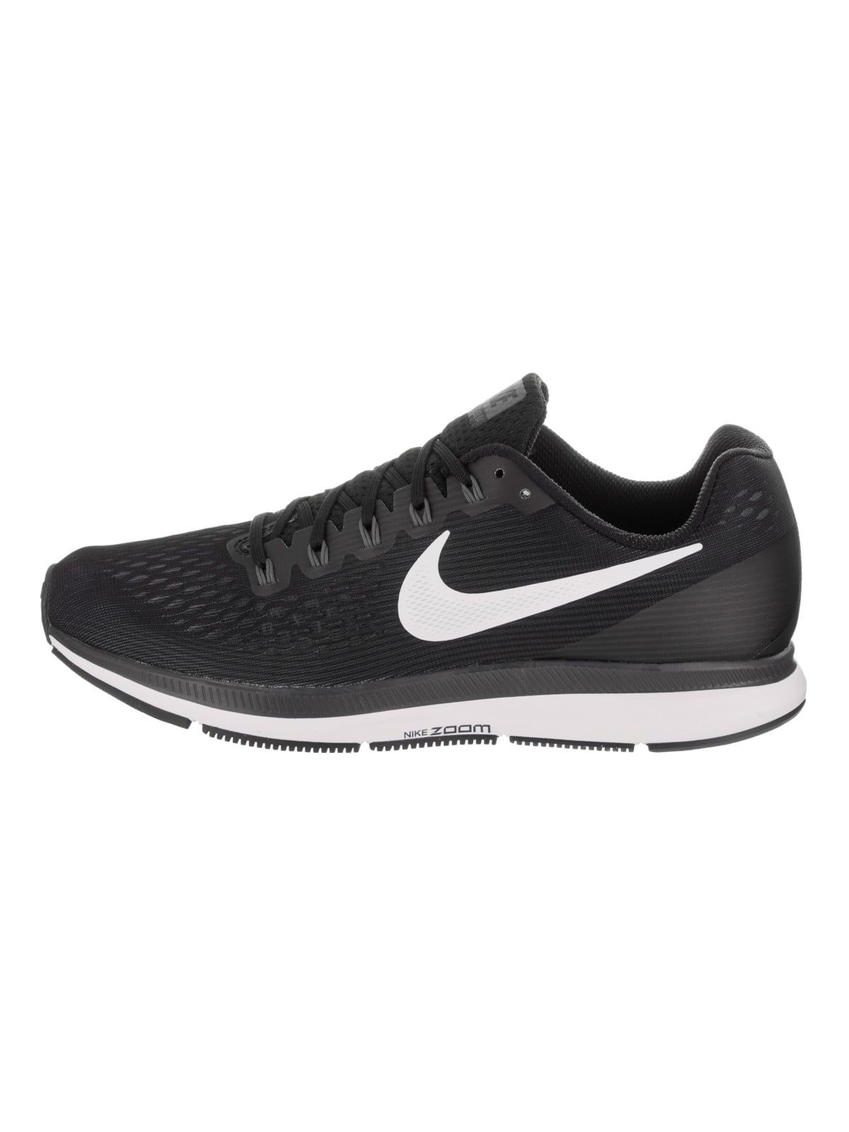 Nike Men's Air Zoom Pegasus 34 Black / White-Dark Grey Ankle-High Shoe - 9.5M - Walmart.com
