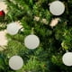 thumbnail image 4 of Juego de bolas de Navidad flocadas - 8cm 6pcs blanco, decoraciones de Navidad, 6 piezas, múltiples estilos de decoraciones para árboles de Navidad, también para otras fiestas, 4 of 6