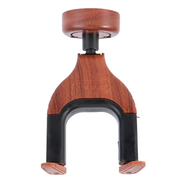 EeaseMX Colgador de pared para guitarra con bloqueo automático, soporte de gancho para montaje en pared para instrumentos de cuerda, guitarra, bajo acústico, mandolina