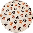 thumbnail image 1 of Round Kids Rug Circle Rug Foam Floor Mats for Kids（Littlefeet 100cm）\u2026, 1 of 2