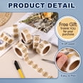 thumbnail image 3 of 1000 Pcs Gift Thank You Stickers,1Inch Kraft Paper Labels Blank Customer Appreciation Adhesive Sticker Roll for Baked Goods Packaging Wedding Envelope Seals, Brown, 3 of 6
