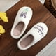 thumbnail image 5 of Zapatos de casa sin cordones de lavanda, zapatillas de felpa con punta cerrada, antideslizantes para el invierno, 5 of 9