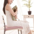 thumbnail image 6 of SXcggal Stripe Wool Fabric Chair Cushions 40*40cm Polyester Fiber (polyester) Chair Cushion Solid Wood Chair Cushion Simple Home Dining Chair Cushion Chair Cushion, 6 of 8
