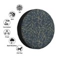 thumbnail image 4 of Waterproof Spare Wheel Cover, Branches Seamless Pattern Adjustable Wheel Cover For Jeep Trailer RV SUV Car, 17 inch, 4 of 8