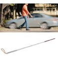 thumbnail image 4 of Telescopic Blind Cane, Folding Blind Cane Walking Stick Anti Slip Shockproof for The Blind, Reflective Shockproof Walking Stick for Visually Impaired People with Storage Bag, 4 of 5
