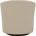 thumbnail image 4 of Fox Hill Trading Windsor 19"H Traditional Fabric Swivel Club Chair in Cream, 4 of 4