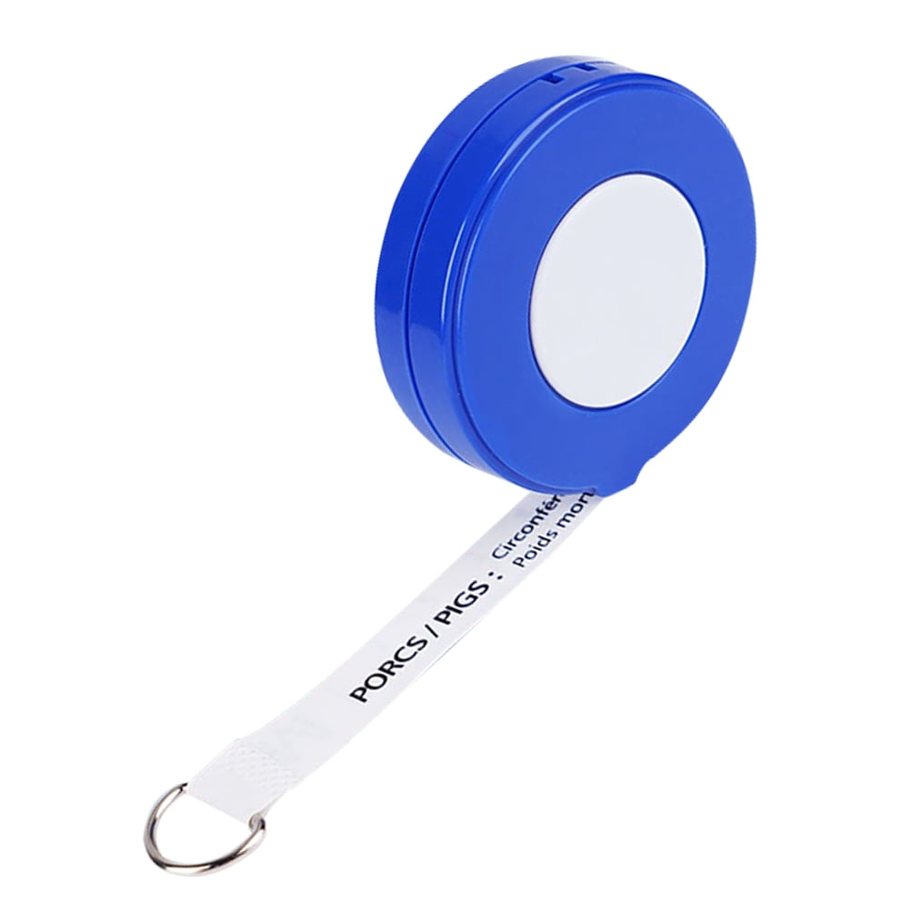 KAKOWELY Fishing Measuring Tape Animal Tape Measure PVC Weight Comparison Farm Supplies 1Set