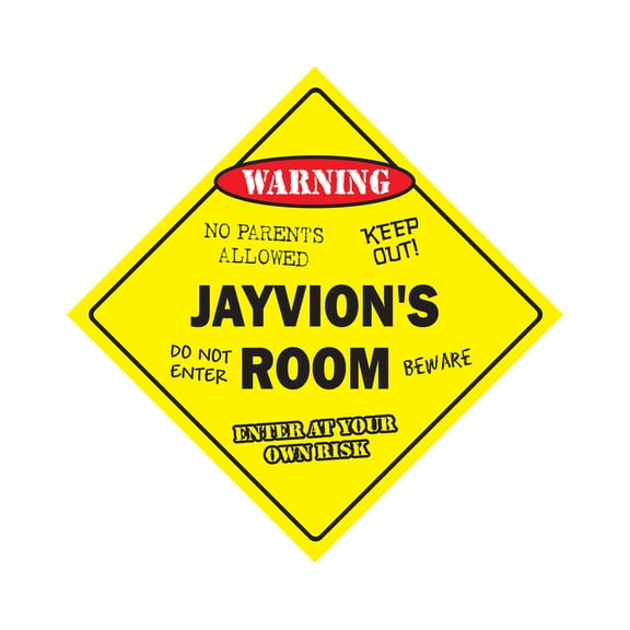 SignMission X-Jayvions Room 12 x 12 in. Crossing Zone Xing Room Sign - Jayvions