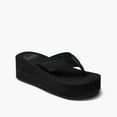 thumbnail image 1 of Reef Women SANDY HI BLACK WEDGE, 1 of 6