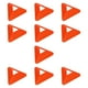 thumbnail image 2 of 10 conos de entrenamiento de fútbol, ​​conos triangulares de fútbol, ​​placa de entrenamiento deportivo, conos de fútbol de agilidad para juegos y actividades al aire libre. Naranja, 2 of 9