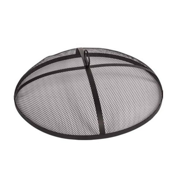 Dagan MC-36 Fire Pit Mesh Covers with Handle, Black