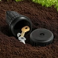 thumbnail image 4 of Fake Decorative Sprinkler Key Hider With Lid For Outdoor Garden Yard Waterproof Plastic Storage Container To Hide Spare Keys And Cash 4.53 By 2.17 By 2.17 Inches 1Pc, 4 of 6