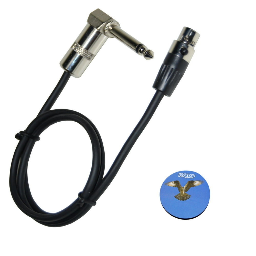 HQRP 4Pin Mini Connector (TA4F) to RightAngle 1/4Inch Connector