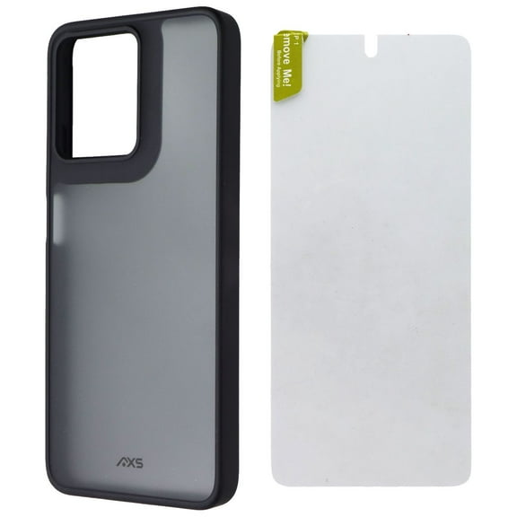 AXS ProShield Pack (Slim Hybrid Case   Glass) for Moto G 5G (2025) - Black