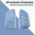 thumbnail image 5 of Yuebutor Key Fob Cover Case Compatible with VW Golf 8 ID.3 ID.4 MK4 Tarraco Ateca Skoda Octavia Accessories, 5 of 7