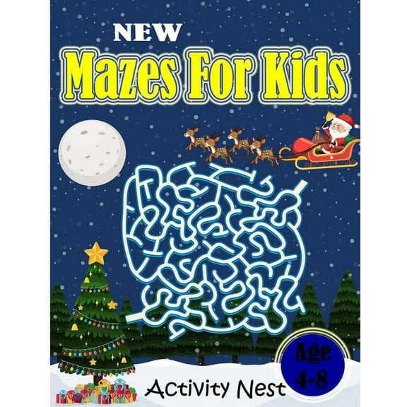 Maze for kids: Creative maze puzzle for kids, (Paperback)