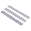 thumbnail image 3 of Die Cuts, Lightweight Durable Embossing Attractive Irregular Edges Ruler Silver DIY Making  For Templates For Paper Crafts, 3 of 8