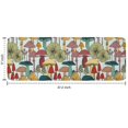 thumbnail image 7 of Colorful Mushroom Plant Light Blue Pattern Kitchen Rug Mat,Kitchen Runner Rugs Non Skid Washable,Decorative Kitchen Floor Mats for Kitchen,Sink,Laundry,17"x47.2", 7 of 7