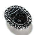 thumbnail image 2 of Natural Banded Agate Gemstone Handmade 925 Sterling Silver Ring Size 7, 2 of 2