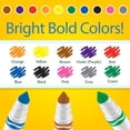 thumbnail image 3 of Crayola Wide Line Markers Bulk, 12 paquetes de marcadores con 10 colores, 3 of 3