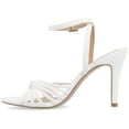 thumbnail image 2 of Journee Womens Vanita Multi Strap Stiletto Open Toe Dress Sandals, Widths Available, 2 of 9