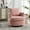Pink#56, variant on Mid-Century Modern Accent Chair - Beige Upholstered Armchair with Solid Wood Frame (28.74"L X 24.8"W X 30.31"H)