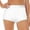 White, variant on Womens Mid Rise Swim Boyshorts Elastic Waist Bikini Bottom Boardshorts Mini Short Beachwear