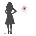 thumbnail image 4 of Global Gallery's Avery Tillmon 'Pink Graphite Flower V' Stretched Canvas Wall Art, 4 of 4