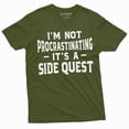 thumbnail image 6 of Men's Funny I am not procrastinating it's a side quest T-shirt Funny gaming humorous Birthday gift, 6 of 7