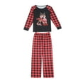 thumbnail image 4 of Meihuid Christmas Pajamas for Family Matching Xmas Christmas Pjs Set Santa Claus Cartoon Print Cute Holiday Family Sleepwear, 4 of 9