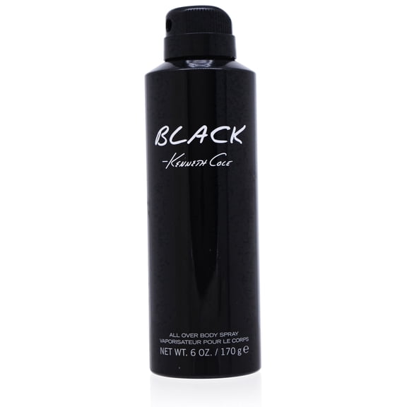 Kenneth Cole Black Body Spray for Men, 6 oz