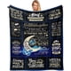 thumbnail image 1 of LHSHID Daughter Gifts from Stepmom Bonus Daughter Gifts Gift for Bonus Daughter Blanket Stepdaughter Gifts from Stepmom Bonus Daughter Birthday Gifts Gifts for Stepdaughter Blanket 50x60in, 1 of 6