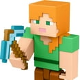 thumbnail image 6 of Minecraft Alex Action Figure, 3.25-in, with 1 Build-a-Portal Piece & 1 Accessory, 6 of 7