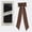 Dark Brown, variant on Twist Knot Headband with Long Tails for Women, No Slip Soft Elastic Braid Wrap Headband, Breathable Hair Scarf Headband for Daily Wear Workout Yoga Travel