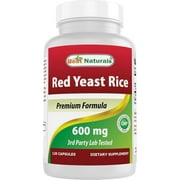 Best Naturals Red Yeast Rice 600 mg 120 Capsules