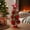 07_Red, variant on Mini Christmas Tree Tabletop Decor With Star Topper Small Holiday Tree Decoration For Indoor Home Office Shelf Mantel Cabinet Top Display
