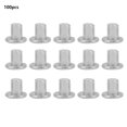 thumbnail image 3 of 100pcs M2.5*3/4/5mm Flat Head Aluminum Rivets Countersunk Solid Rivets (M2.5*3), 3 of 8