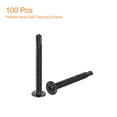 thumbnail image 3 of Unique Bargains Phillips Head Self Tapping Screws, 100pcs #10x2' Sheet Metal Screw, 3 of 4