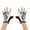 XL-One Size, variant on CxhicLuv Bike Gloves with LED, Half Finger, Lycra Fabric β Turn Signal Cycling Gloves, Ideal for Road Cycling, Motorcycle Riding, Suitable for Night Riders