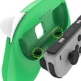 thumbnail image 6 of Mytrix Racing Steering Wheels Hand Grips Accessories For Nintendo Switch Joy Con with Kawaii Cat Ears - Red and Green 4 Pcs, 6 of 8