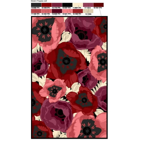 Martha Stewart Bedroom Collection - Martha Stewart Poppy Floral Area Rug