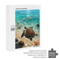 thumbnail image 6 of Sea Turtle on The Beach 500 Piece Wooden Puzzle, Finished Size 20.5" x 15", Perfect for Brain Exercise, 6 of 8