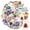 2A-35pcs, variant on 35pcs Cute Stickers Animal Stationery Graffiti Decals Space DIY Stickers for Suitcase Laptop Phone