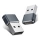 thumbnail image 2 of 4-Pack USB to USB-C Adapter, Type-C Female to A Male Car Charger Converter for New iPhone 16 Pro Max Plus, 2 of 5