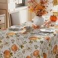 thumbnail image 3 of Fall Pumpkin Maple Leaves Tablecloth Rectangle Washable Table Covers for Home Party Decorations 60x84 Inch, 3 of 5