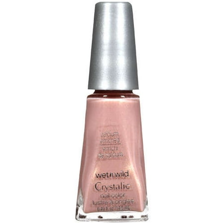 Wet N Wild Crystalic Nail Color: Pure Mauve W/Calcium Nail Polish, .49 fl oz