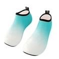 thumbnail image 2 of GrmtClth Unisex Oversized All Purpose Aqua Shoes Gradient Print For Snorkeling River Trekking And Swimming Activities Green 38(US/7), 2 of 5